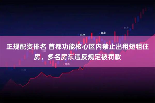 正规配资排名 首都功能核心区内禁止出租短租住房，多名房东违反规定被罚款