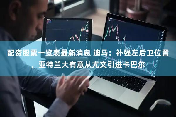 配资股票一览表最新消息 迪马：补强左后卫位置，亚特兰大有意从尤文引进卡巴尔